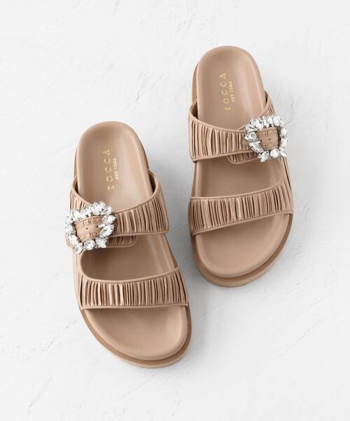 TOCCA ビジュー付きスポーツサンダル TOCCA サンダル BIJOUX SPORTS SANDALS レディース : ZOZOTOWN