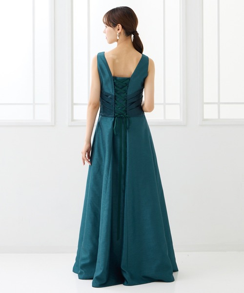 極美品✨AIMER ロングドレス カラードレス ボタニカル 演奏会 披露宴 AIMER（エメ） パーティードレス ドレス 「WEB限定」演奏会用