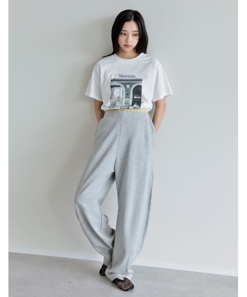 Re:EDIT tシャツ 「接触冷感」「UVカット」モノトーンプリントT