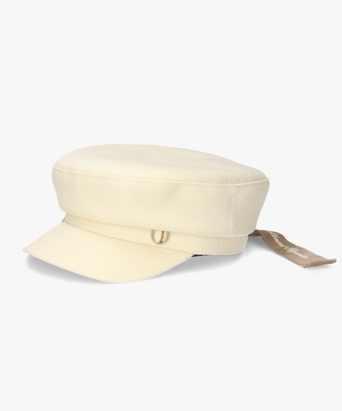 Chapeau d' O 帽子 キャスケット Back Ribbon Marine Cas