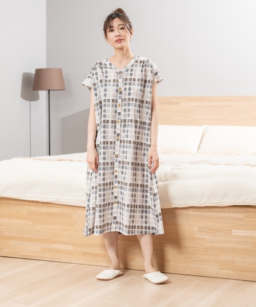 DAKS パジャマ ルームウェア 「DAKS」リップルプリント 130周年