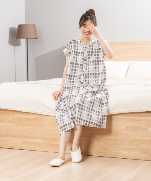 DAKS パジャマ ルームウェア 「DAKS」リップルプリント 130周年