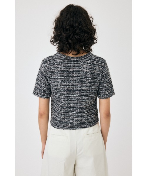 MOUSSY（マウジー） ブラウス シャツ TWEED LIKE トップ レディース