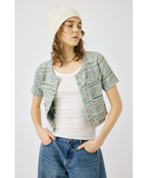 MOUSSY TWEED LIKE トップス TWEED LIKE トップス | マウジー(MOUSSY) | マルイウェブチャネル