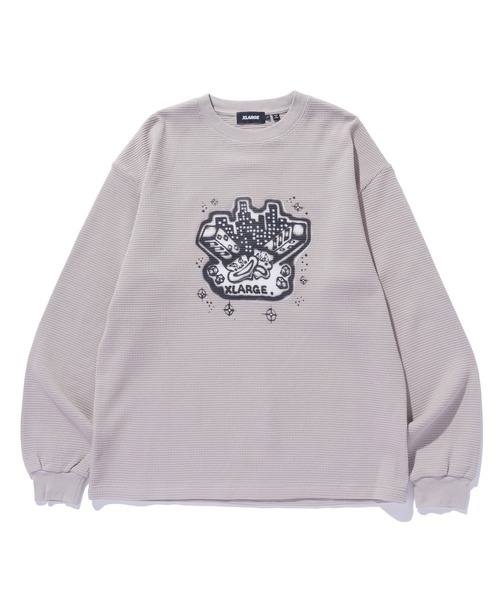 早い者勝ち 大人気 XLARGE LAUGH NOW CRY LATER THERMAL L/S TOP XLARGE tシャツ LAUGH NOW CRY LATER THERMAL L/S TOP メンズ