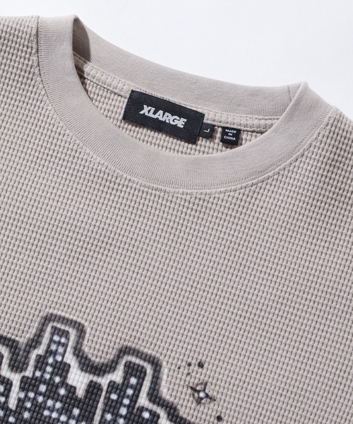 早い者勝ち 大人気 XLARGE LAUGH NOW CRY LATER THERMAL L/S TOP XLARGE tシャツ LAUGH NOW CRY LATER THERMAL L/S TOP メンズ