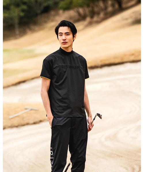 IRISHMAN（アイリッシュマン） tシャツ emboss mock neck pullover