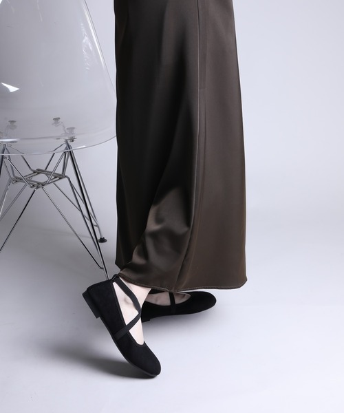 shoes365 バレエシューズ パンプス 「shoes365」スエード素材の