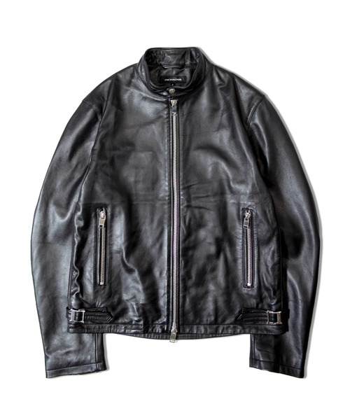 JACKROSE ライダースジャケット JE LAMB LEATHER JACKROSE 革ジャン ライダース JE LAMB LEATHER SINGLE RIDERS