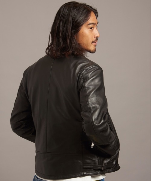 JACKROSE 革ジャン ライダース JE LAMB LEATHER SINGLE RIDERS