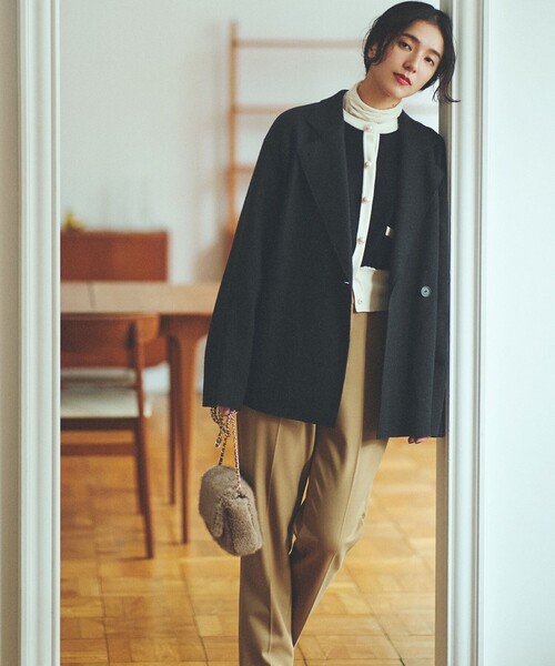 組曲（KUMIKYOKU） カーディガン ELENA パールボタンニット ジャケット
