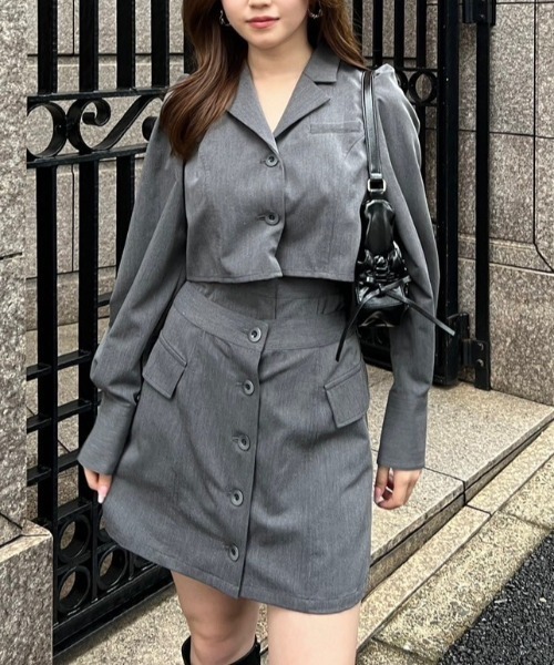 rienda（リエンダ） ワンピース ラップパターンミニワンピース 秋服 冬