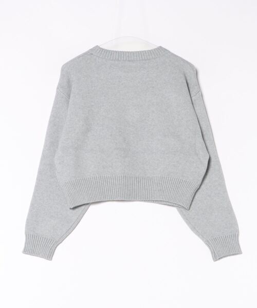 ニット セーター ファーボンボン付きニットプルオーバー レディース STYLEBLOCK ニット セーター ファーボンボン付きニットプル
