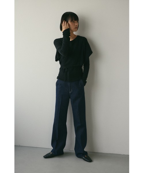 ニット セーター カシュクールベストセットニット レディース STYLEMIXER ニット セーター カシュクールベストセットニット