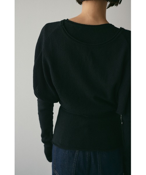 STYLEMIXER ニット セーター カシュクールベストセットニット