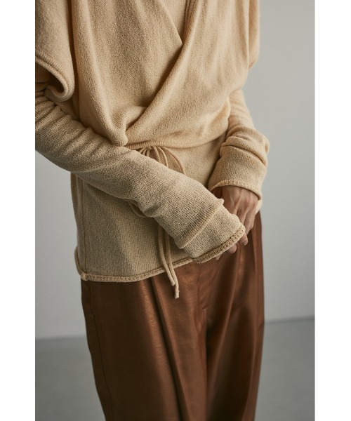 STYLEMIXER ニット セーター カシュクールベストセットニット