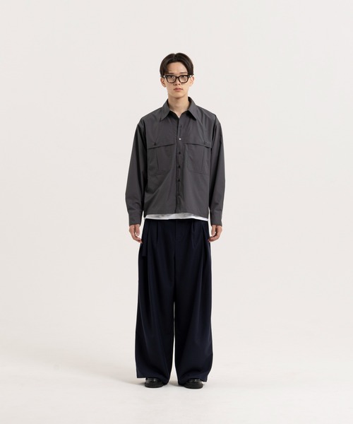 美品　ノットコンベンショナル　ハカマパンツ　スラックス　ワイド　黒　ユニセックス 美品 ノットコンベンショナル ハカマパンツ スラックス ワイド