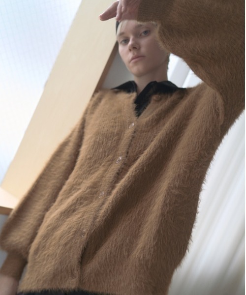 Muel Chic（ミュエルシック） カーディガン Fairy shaggy cardigan