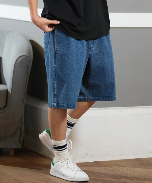 パンツ DC/ディーシー デニムショーツ/ハーフパンツ ワイドシルエット DWS251077 メンズ レディース