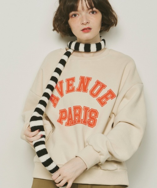 トレーナー スウェット アブストラクトアート スウェットシャツ レディース A'GEM/9 × .kom 『ACOVER/オコボ』 Dreaming Raglan Sweats