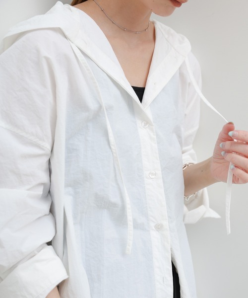 select MOCA（セレクトモカ） ブラウス シャツ 「定番」フード付き