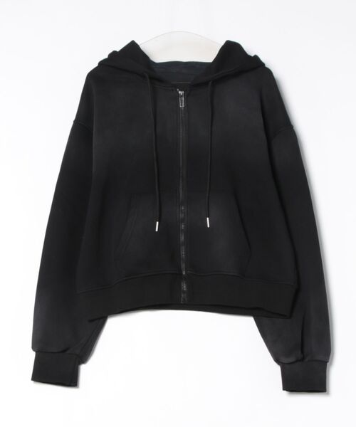 BRAT STYLE ジップアップパーカー　ブラック　L BRAT STYLE ジップアップパーカー ブラック L