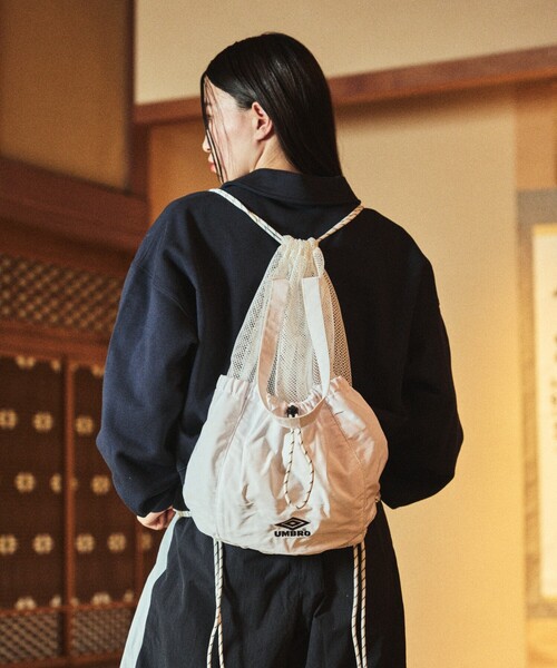 【UMBRO】Mesh Backpack ★送料・関税込★ アンブロ umbro バックパック（ボールネット付） -デサント