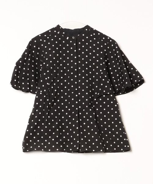 UNITED ARROWS ブラック 半袖ブラウス FREE BEAUTY＆YOUTH UNITED ARROWS 「BEAUTY&YOUTH ARROWS」 半袖