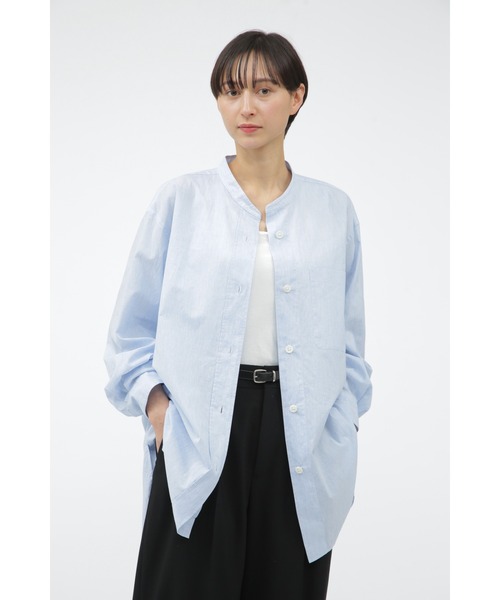 ブラウス シャツ END ON END COTTON LINEN レディース
