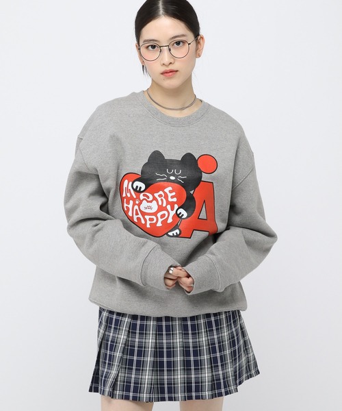 トレーナー スウェット 「UNISEX」Romane×ALAND／MOGRYプルオーバー（裏起毛） レディース メンズ