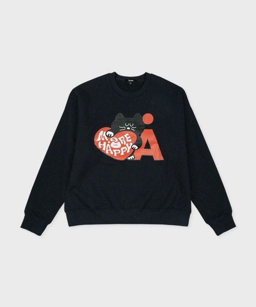 トレーナー スウェット 「UNISEX」Romane×ALAND／MOGRYプルオーバー（裏起毛） レディース メンズ ALAND トレーナー スウェット 「UNISEX」Romane×ALAND／MOGRY