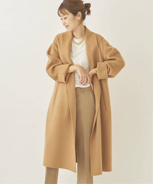 plage（プラージュ） ノーカラーコート 38 グレー レディース