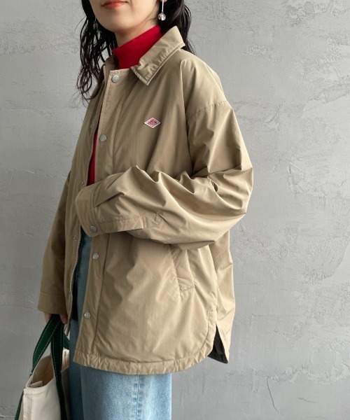 Danton（ダントン） ブルゾン 40 ベージュ レディース : ZOZOTOWN