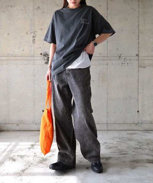 USA 古着 デニムパンツ Webs ストレート ワイド B系 ルーズ ブラウン ANME ジーンズ デニム デニムパンツ ルーズデニムストレート