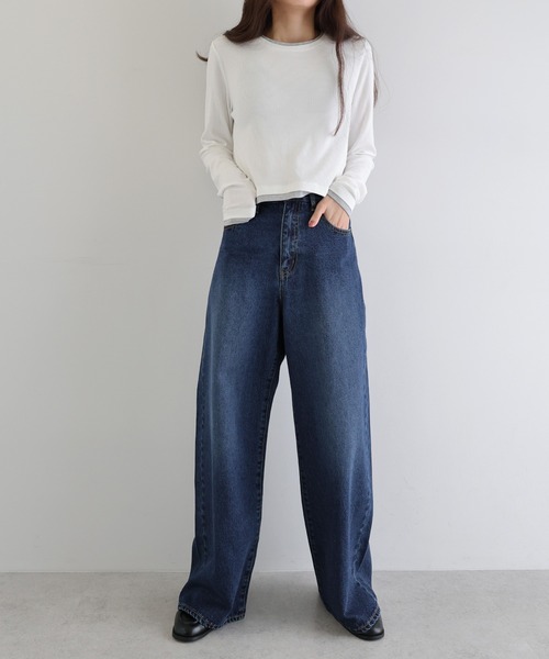 ANME ジーンズ デニム デニムパンツ 「新色追加」ルーズデニム