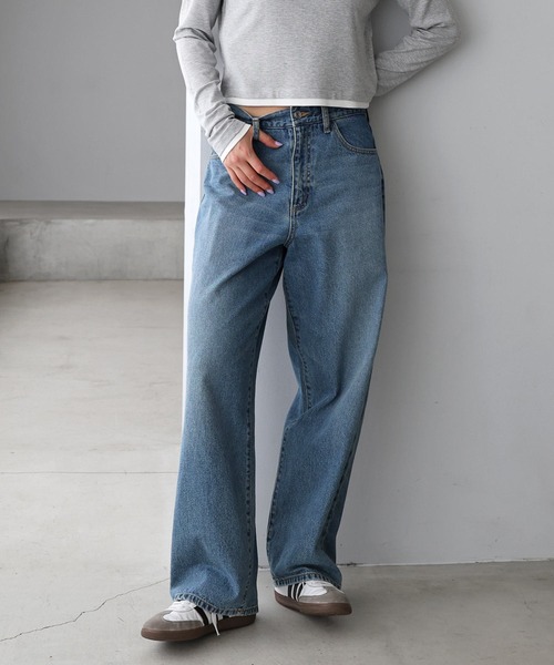 ANME ジーンズ デニム デニムパンツ 「新色追加」ルーズデニム