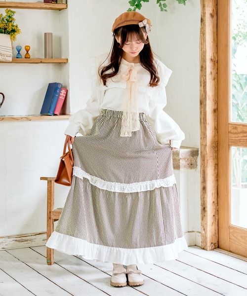 【3万円相当】　kutir 8点セット　スカート　スウェット　バッグ　クティール kutir スカート 「クティールとレトロ」切り替えチェック