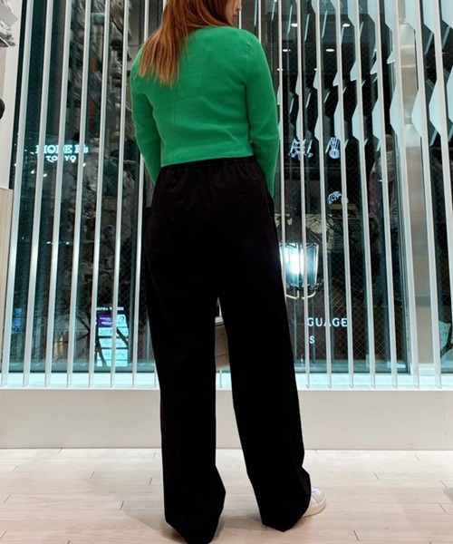 LACOSTE（ラコステ） カーディガン UVカット クールマックスリブニット