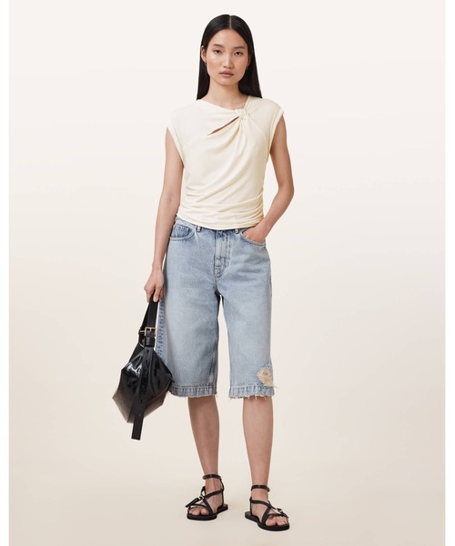 tシャツ ROBIN SLEEVELESS JERSEY TOP | ROBIN ノースリーブ ジャージー トップ レディース | ALLSAINTS | 03