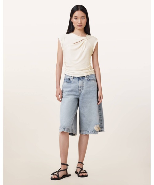 tシャツ ROBIN SLEEVELESS JERSEY TOP | ROBIN ノースリーブ ジャージー トップ レディース | ALLSAINTS | 05