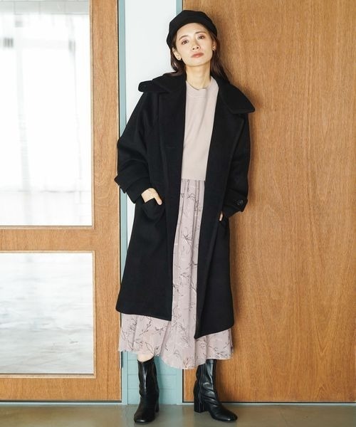 「mysty woman」 チェスターコート FREE モカ レディース_画像4