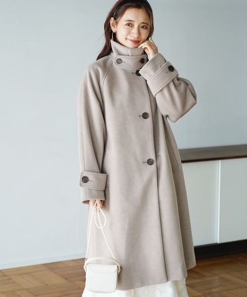 「mysty woman」 チェスターコート FREE モカ レディース_画像7