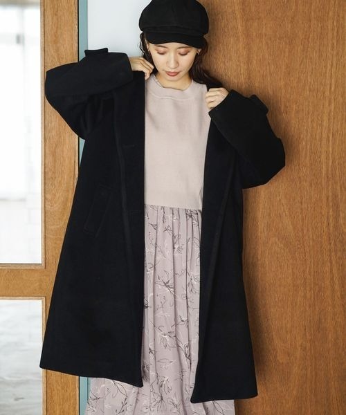 「mysty woman」 チェスターコート FREE モカ レディース_画像8