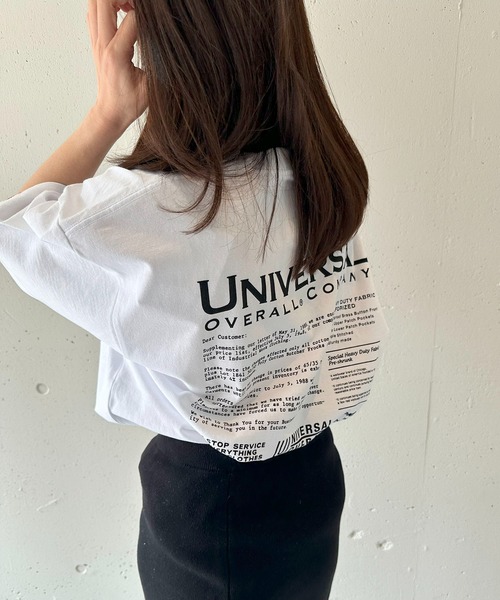 UNIVERSAL OVERALL tシャツ 「UNIVERSAL OVERALL」U2513209TT