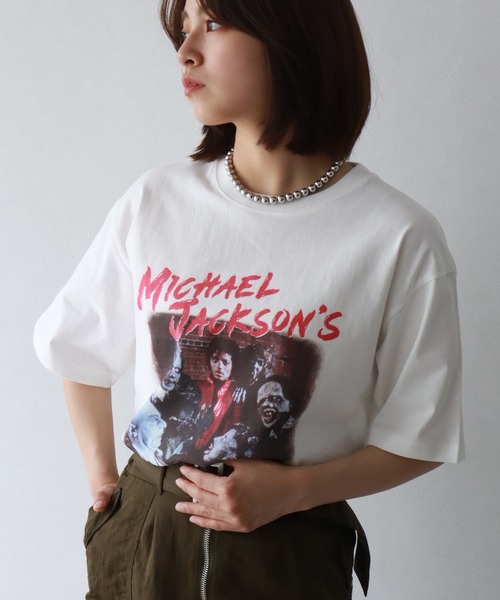 マイケルジャクソン Tシャツ　Michael Jackson tシャツ MICHAEL JACKSON（マイケル・ジャクソン）プリントT