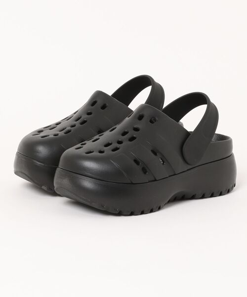 【新品未使用】adidas アディダス サンダル 24.5 厚底 adidas サンダル アディダス ADILETTE CLOG PLATFORM W
