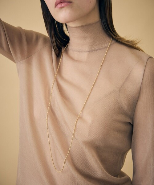 エテ　ロング　ネックレス　50cm ete bijoux ネックレス ロープチェーン ロング レディース