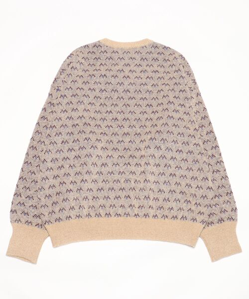 「wonderland」 長袖ニット 1 ベージュ メンズ_画像3