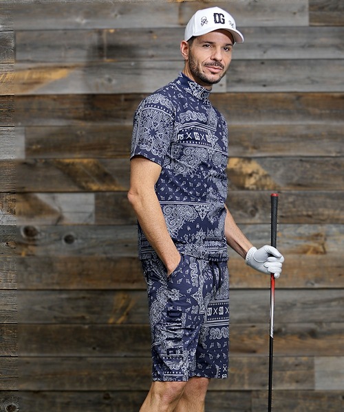 Local Golf S/M セットアップ　ペイズリー柄 ゴルフセットアップ メンズ（柄：ペイズリー）のおすすめ人気