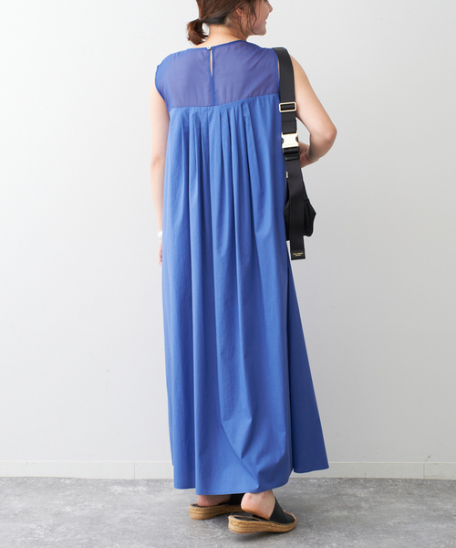 Spick＆Span ワンピース 「追加」シアーヨーク切替ワンピース